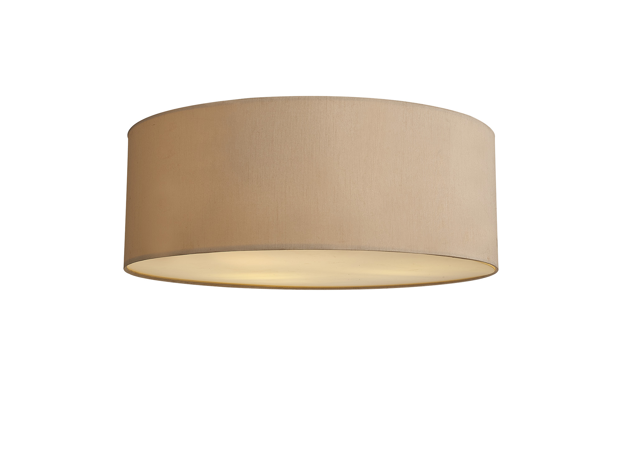 Baymont 60cm Flush 3 Light Nude Beige/Moonlight, Frosted Diffuser